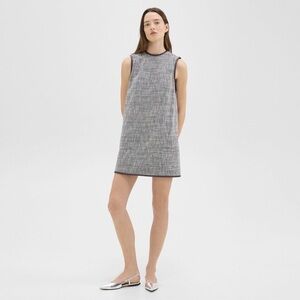 Theory Tweed Canvas Mini Dress